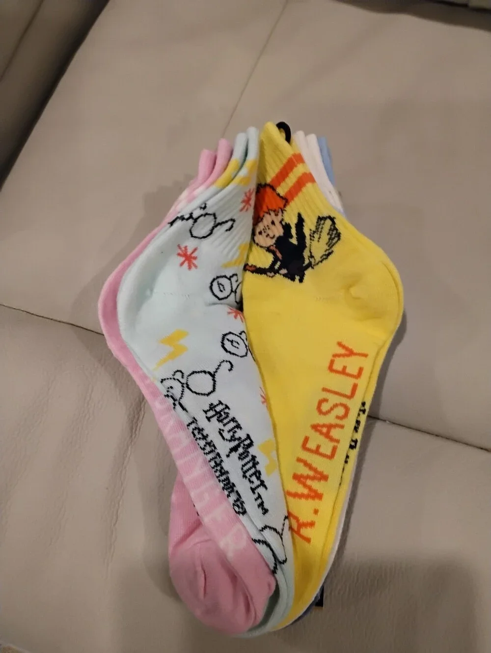 NWT Harry Potter Quarter Socks 5 Pair